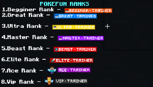 POKEFUN Server Ranks