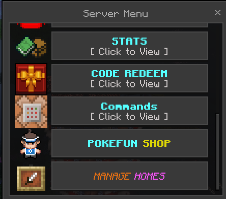 POKEFUN Menu