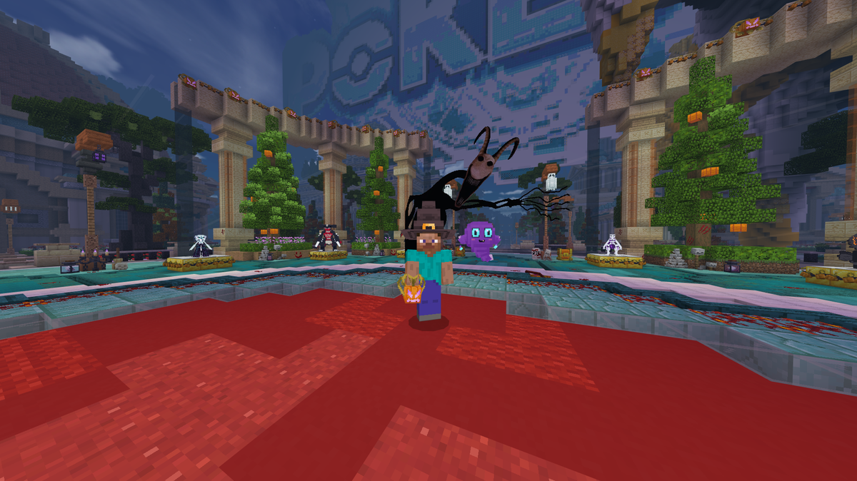 Player Witch Costume & Ghost Pet
